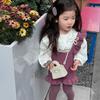 Stylish Pearl Kids Handbag Chic Solid Color Unisex Toddler Crossbody Purse For Children