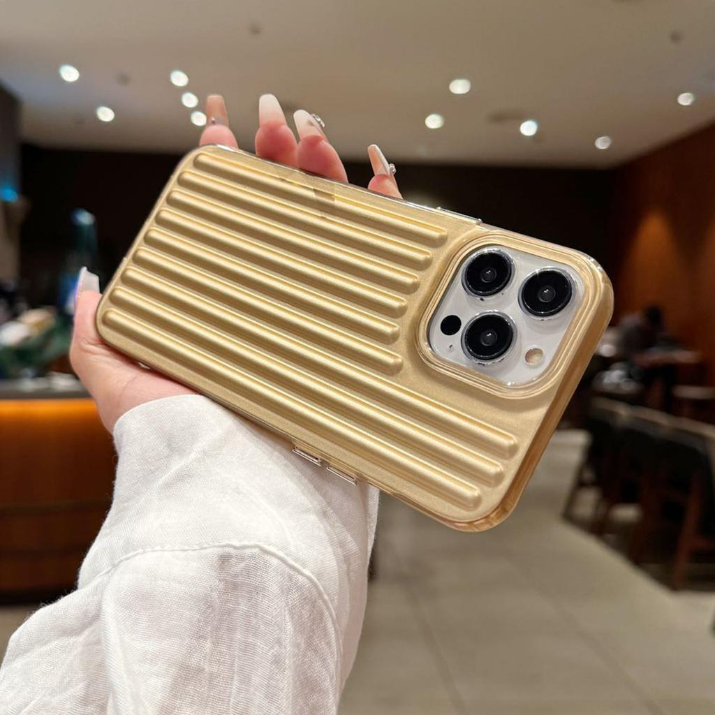 Fashion Vertical Pattern Light Column Mobile Phone Case for Apple Mobile Phone Protective Case High-end for Iphone for Apple 16pm Mobile Phone Case