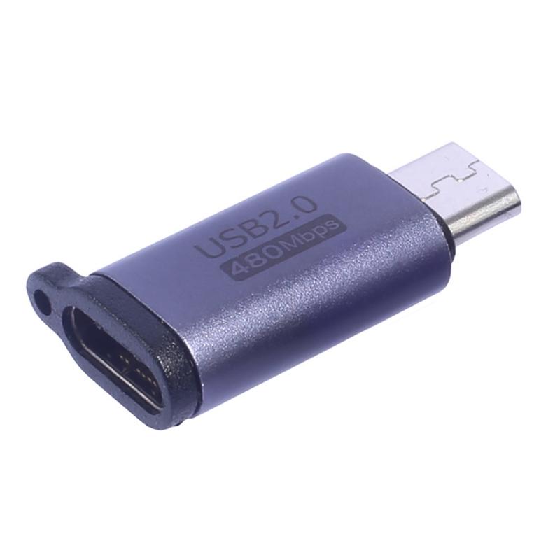 

Fast Data Transfer USB C Female to Micro USB Male Adapters Type C Female to Micro USB Male Converters Charge & Data Sync 1