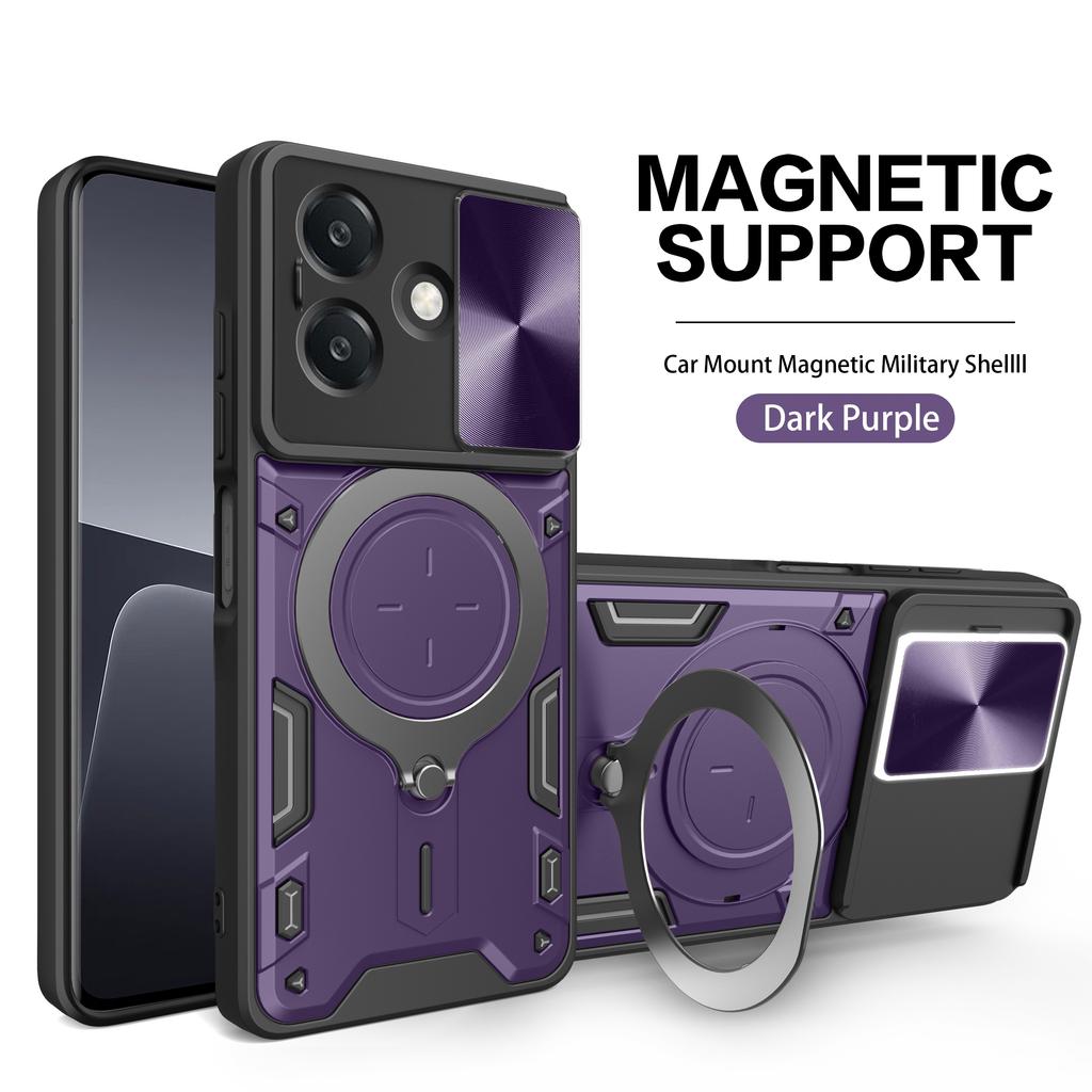 Protective Cover For OPPO A40 A40M A60 A80 5G A3 Pro A3x Case Ring Stand Holder Lens Protection Shockproof Fundas Coque Capa