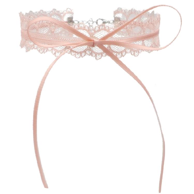 Gothic Butterfly Flower Velvets Choker Necklace for Women Clavicle Chain Wedding