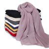 Sciarpa di Cotone a Pieghe Stropicciate Hijab di Grandi Dimensioni per Donne Velo Musulmano Copricapo Sciarpa Stropicciata Foulard Islamico Femme Hijab