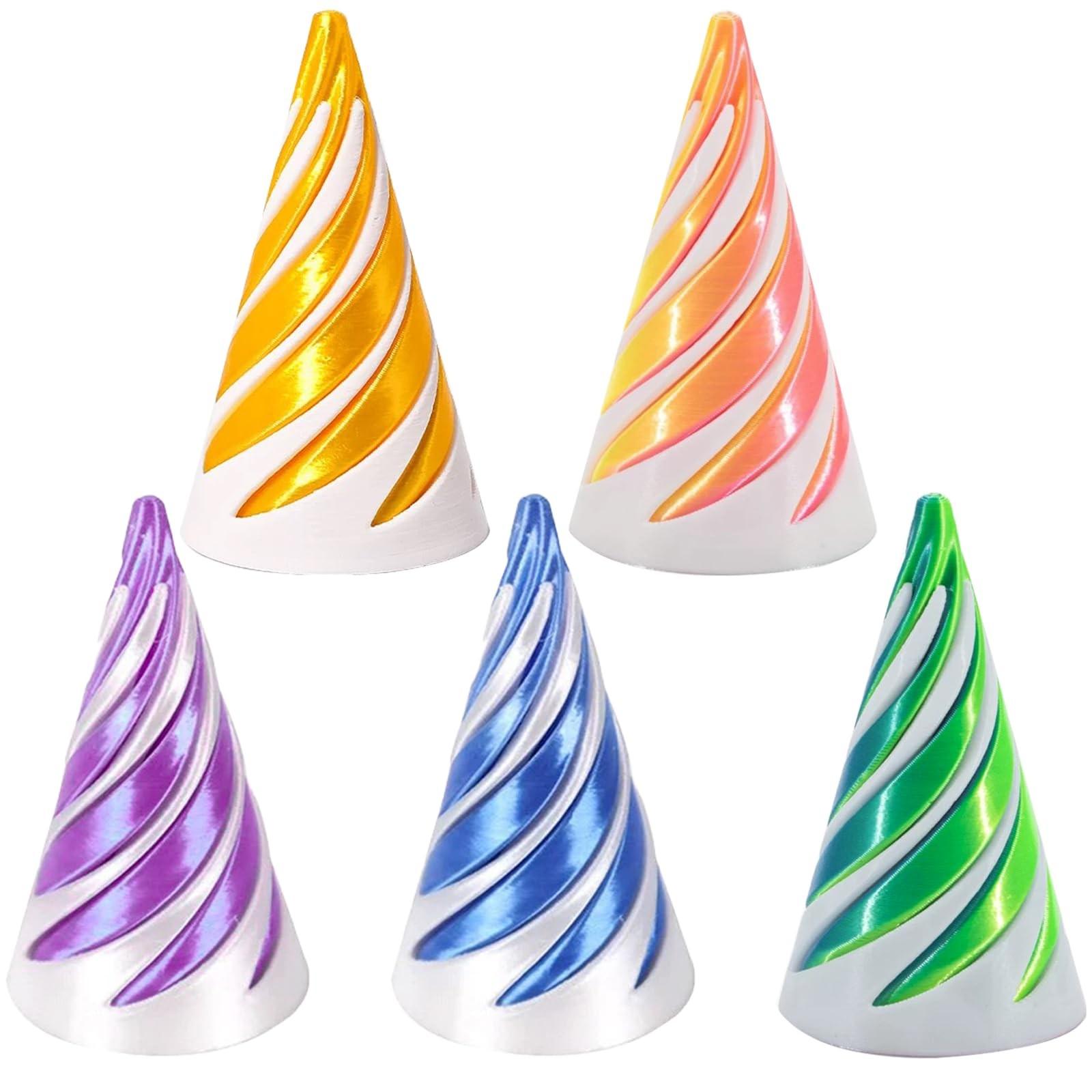 

6 Pack Cones, Spiral Toys Piercing Toys One Size