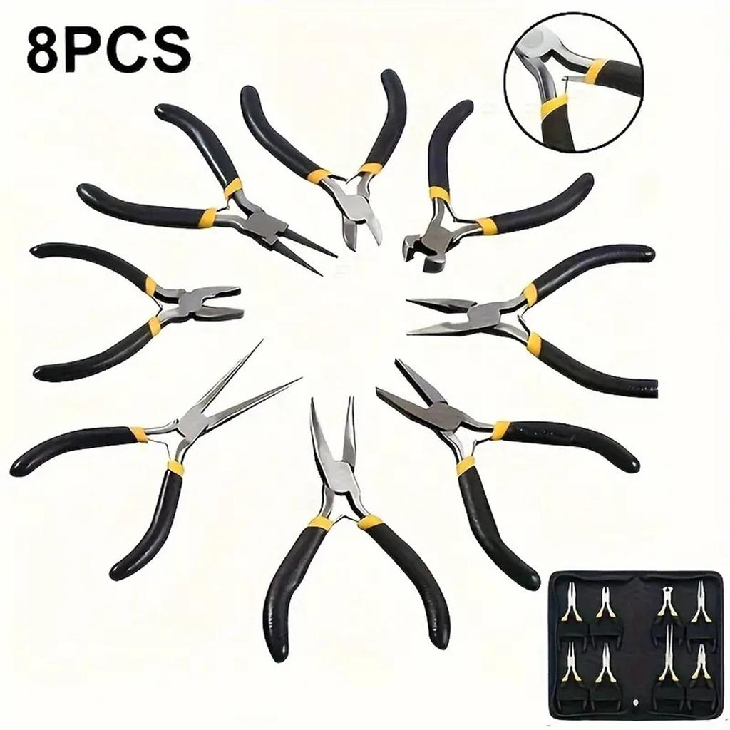 Practical Jewelry Plier Set Essential Craft Supplies Tools for Jewelry Designs Beading and Repair Fashion Accessory