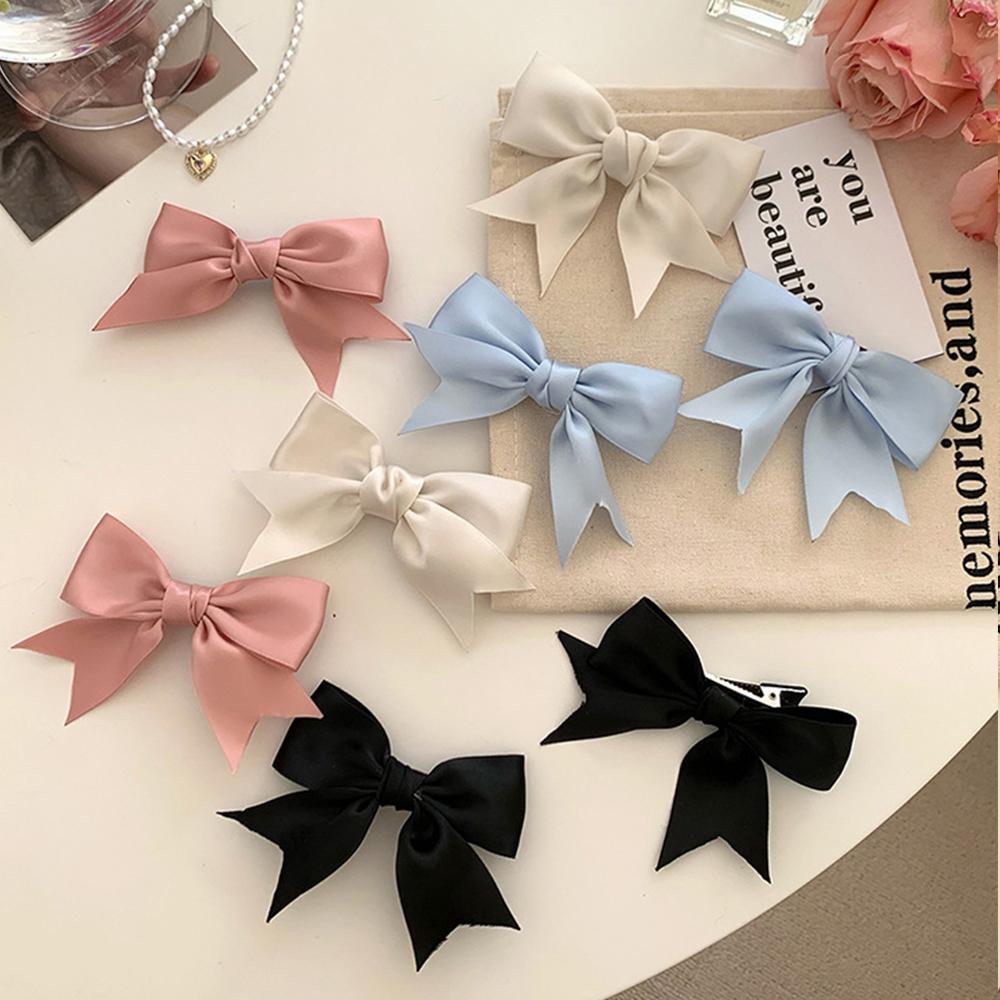 2PCS Satin Bow Hair Clip