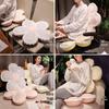Cross-Border Ice Silk Velvet Flower Seat & Sofa Cushion