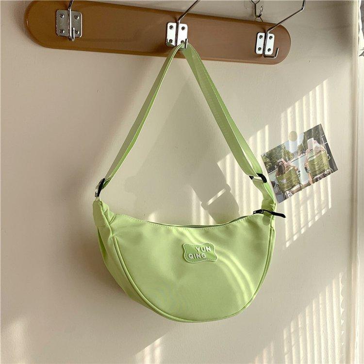 New Simple Fanny Pack Fashionable Commuter Underarm Dumpling Bag Women's 2 Street Shot Single Shoulder Messenger Bag Tide