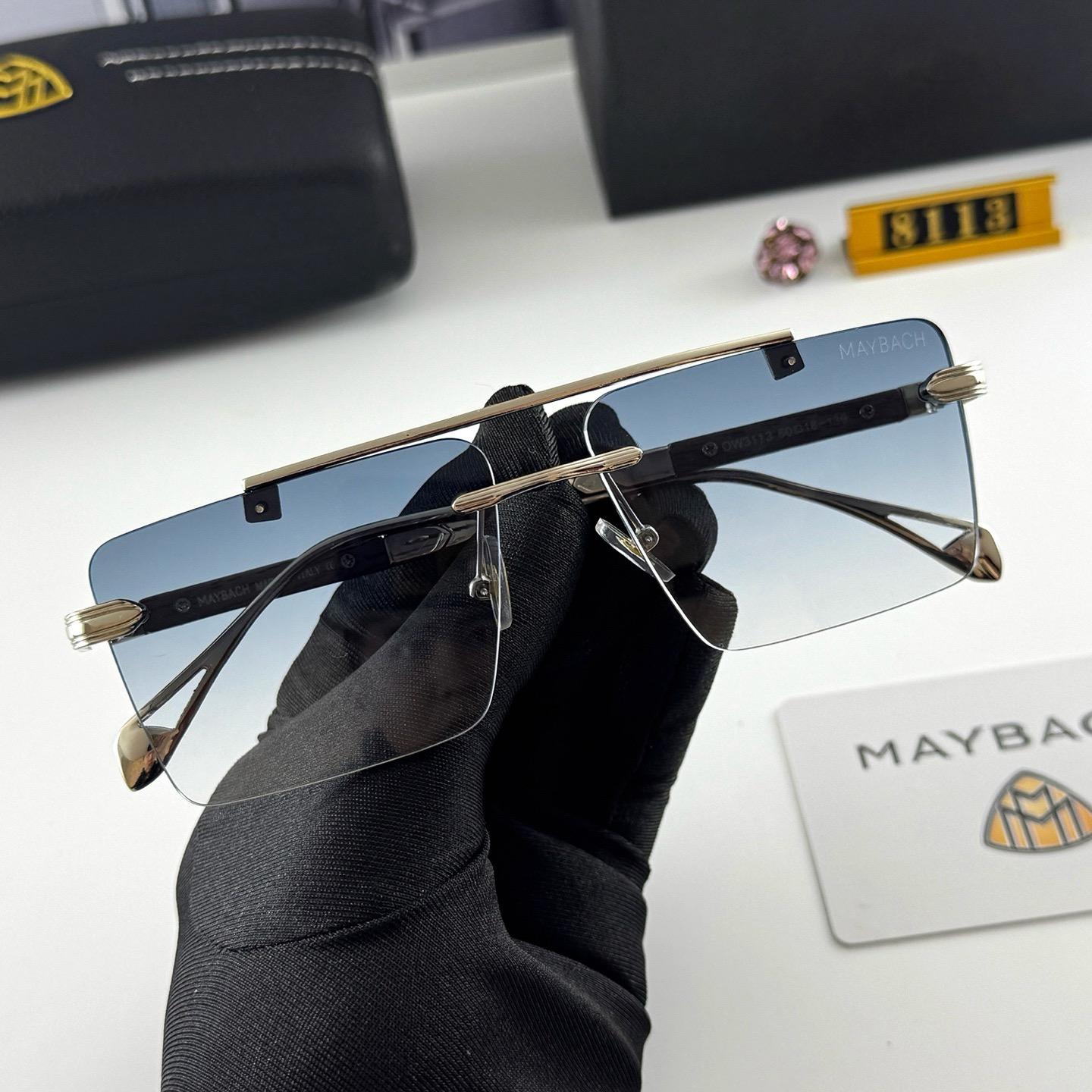 

Для Maybach S-Class S450 S480 S500 S580 S600 S650 S680 GLS480 GLS600 Автомобильные Высококачественные Безрамочные Солнцезащитные Очки Мужские Женские Повседневные Очки синий