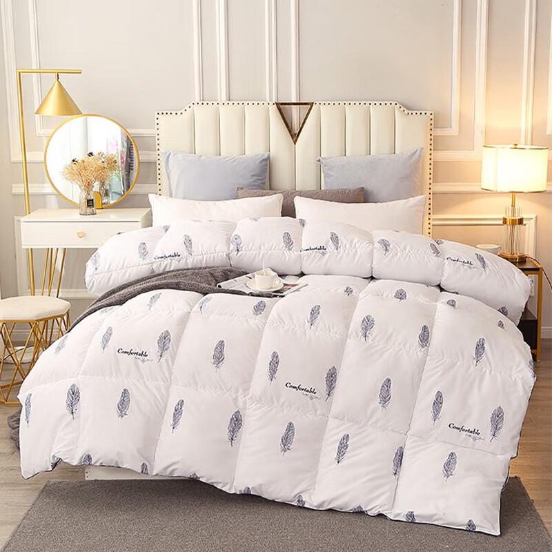 

WOODPECKER White Duck Down Winter Duvet
