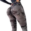 High Waist Tie Dye Butt Lift Quick Dry Fitness Pants Breathable Peach Compression Yoga Pants For Running Training And Workout