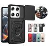 For Motorola Signature 5G Slide Camera Protection Armor Phone Case For Moto Signature 5G Car Magnetic Holder Metal Ring Cover