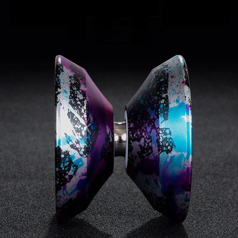 Yoyo Professional Magic yoyo Metal Yoyo With 10 Ball Bearing Alloy Aluminum High Speed Unresponsive Yo Yo Classic Toys For Kids