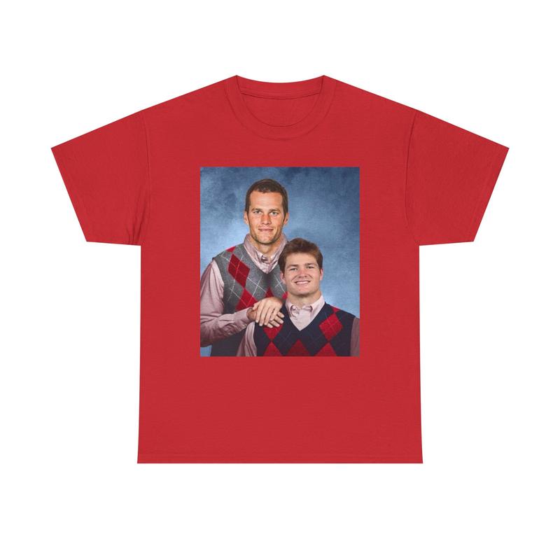 Tom Brady Drake Maye Parodie lustig Grafik 100% Baumwolle Unisex Shirt 2026 Sommer Neu Rundhals Unisex Y2k retro Kurzarm T-Shirt