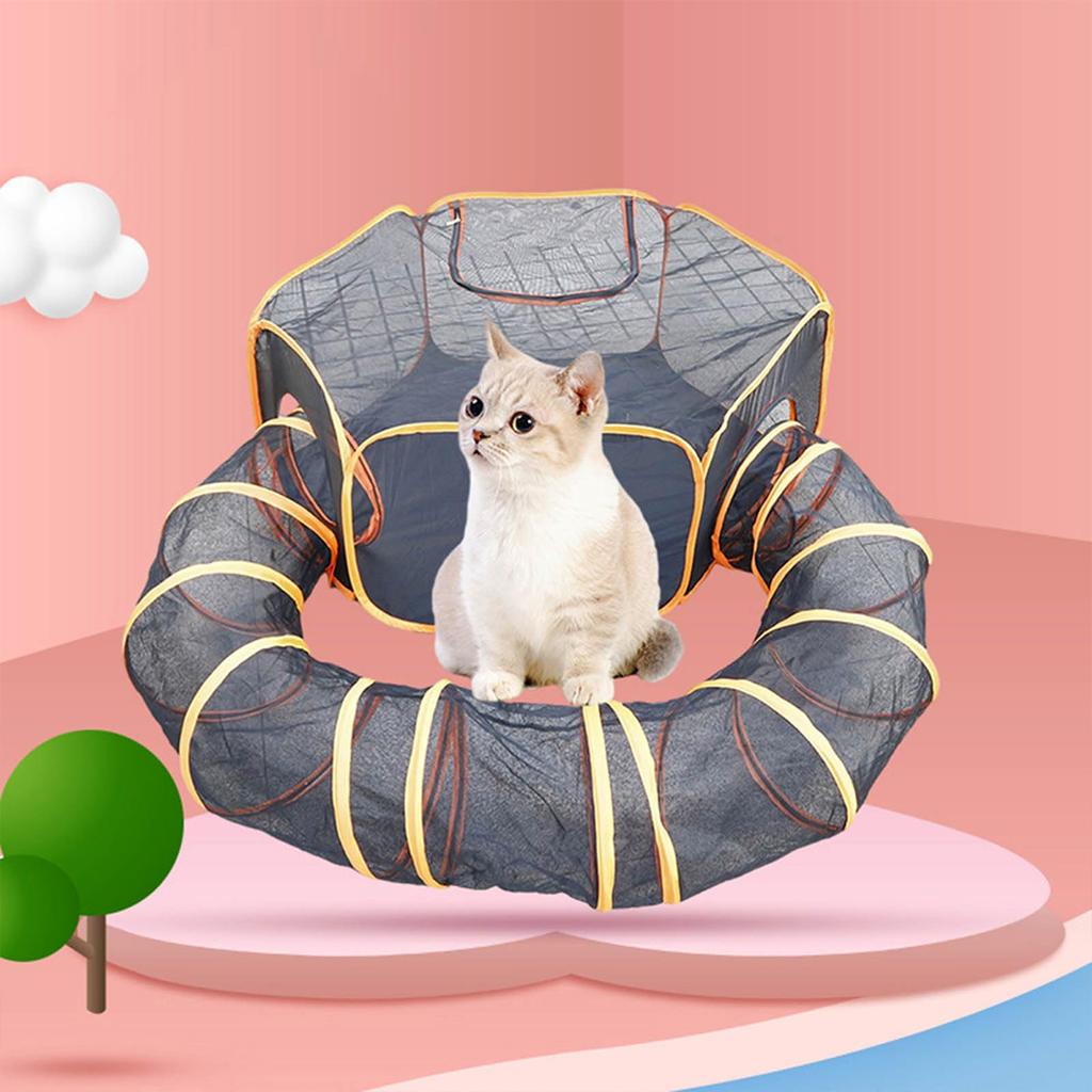 Cat Tunnel Tube Funny Kitten Toy Foldable Toy For Cat Interactive Cat Training Rabbit Animal Play Games Pet Product Pets