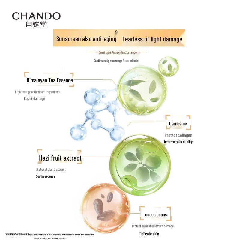 CHANDO Crema Solare Schermo Leggero Multi-Protezione 50g