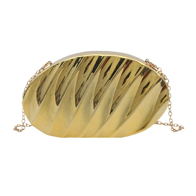 

Сумки женская сумка 2025 новая европейская и американская мода бриллиант универсальная на плечо сумка-ракушка персонализированная сумка-мессенджер коробка золотой