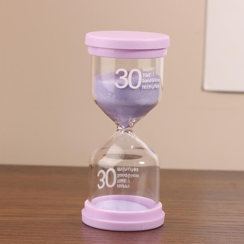 1Pc 3/5/10/15/30 Minutes Colorful Sandglass Children Kid Gift Toy Sand Timer Hour Glass Home Decoration Sand Clock
