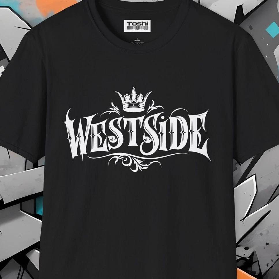 Westside Graffiti Tee Unisex Adult T-Shirt Hip-Hop & Urban Fashion Gangsta Style XL
