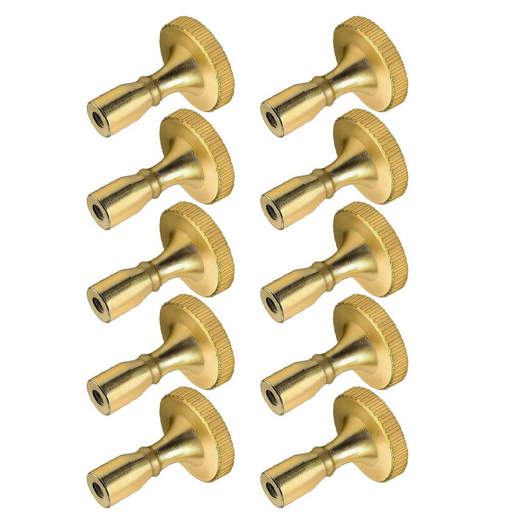 10Pcs Lamp Switch Knobs Replacement Lamp Turn Knob Metal Lamp Switch Knob Standard Size Twist Knob for Common Lamps