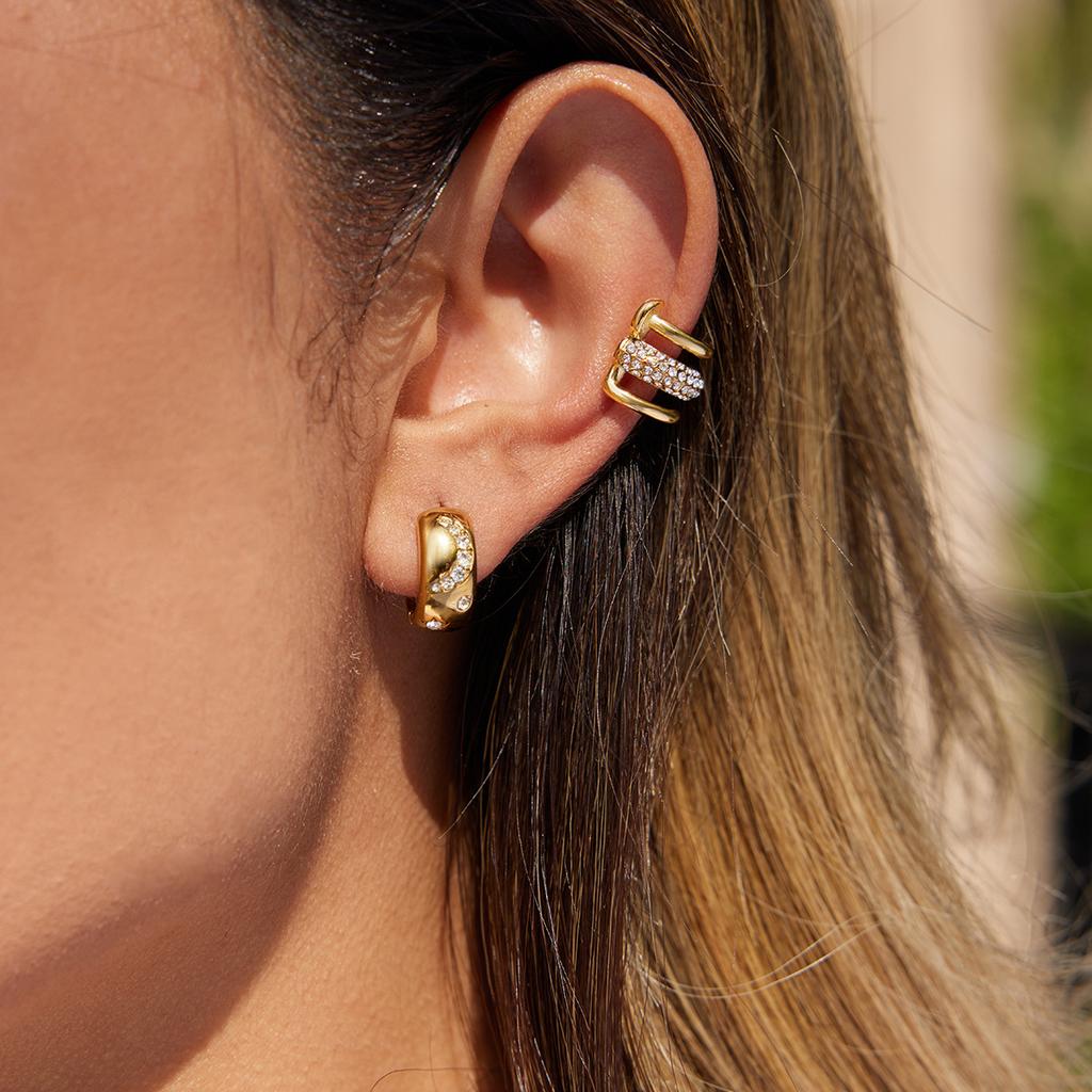 Light luxury high-end ear bone ear clips, no pierced earrings.