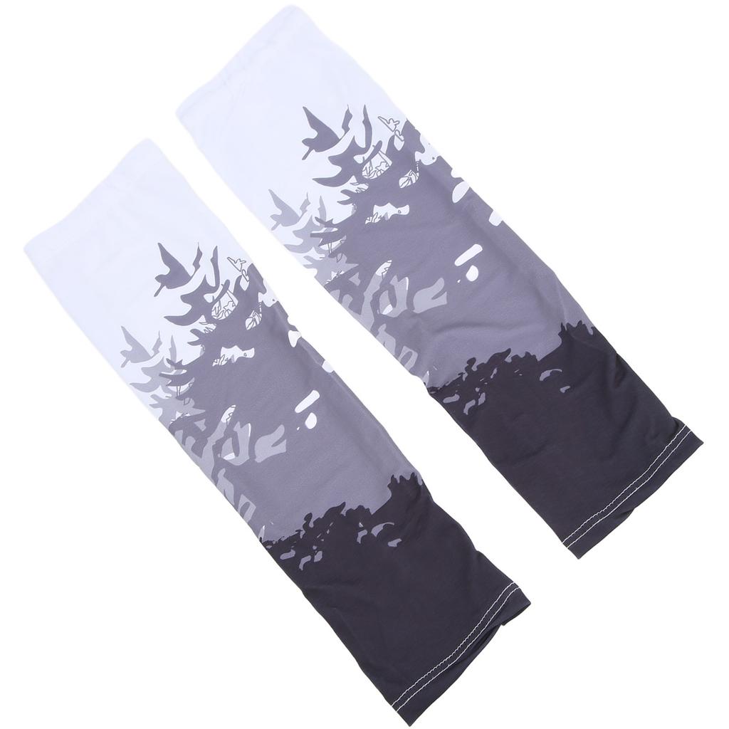 1 pár ledových hedvábných návleků na ruce UV ochrana proti slunci Tenké prodyšné chladivé návleky na ruce pro řízení letních sportů XL Černá