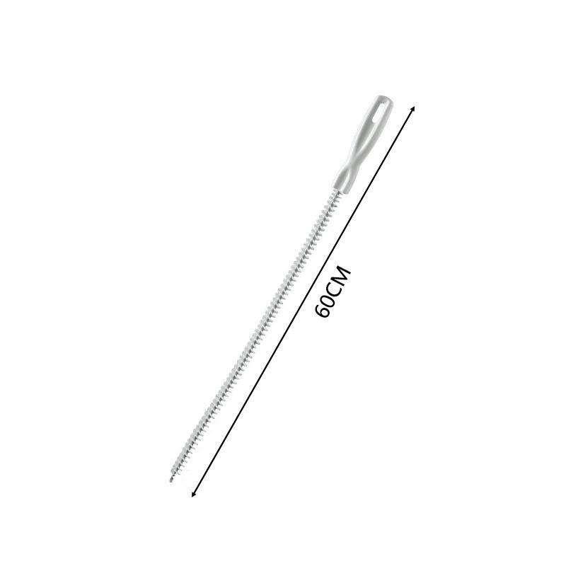 Bendable Drain Unclogging Brush for Hair Cleaning in Sinks, Bathrooms, and Toilets.