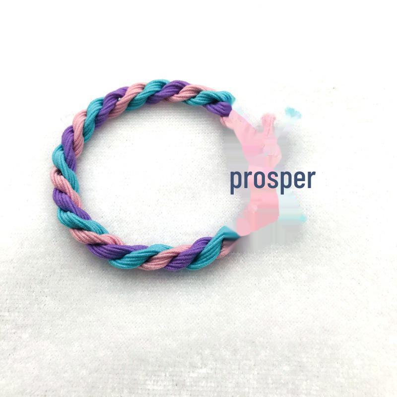 Korean Style Cute Braided Elastic Hair Tie for Women