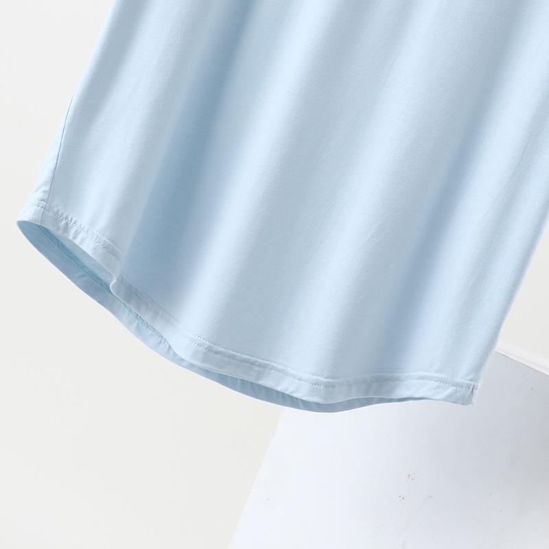 Women's Slimming U-Neck Short Sleeve Solid T-Shirt - Summer Fashion Basic