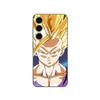 Phone Case - MANIACASE - Samsung Galaxy S24 Plus - Silicone TPU - Dragon Ball Z Sangoku - Black
