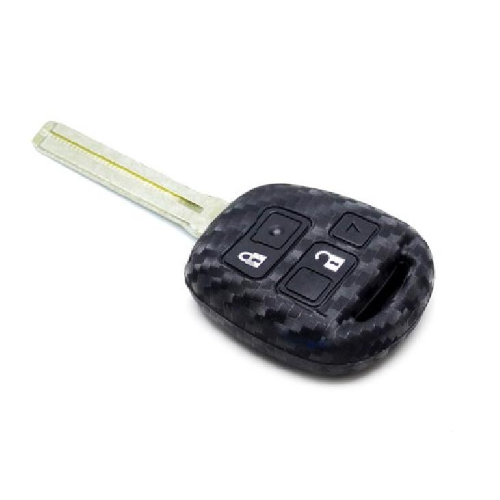 "Carbon Fiber" Silicone Key Cover For Lexus IS ES GS LS RX GX LX Blade Key Fob