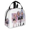 Rainbow High Sisters Insulated Lunch Bag for Women Leakproof RH KPOP Cooler Thermal Bento Box Kids School Children Lunchbag