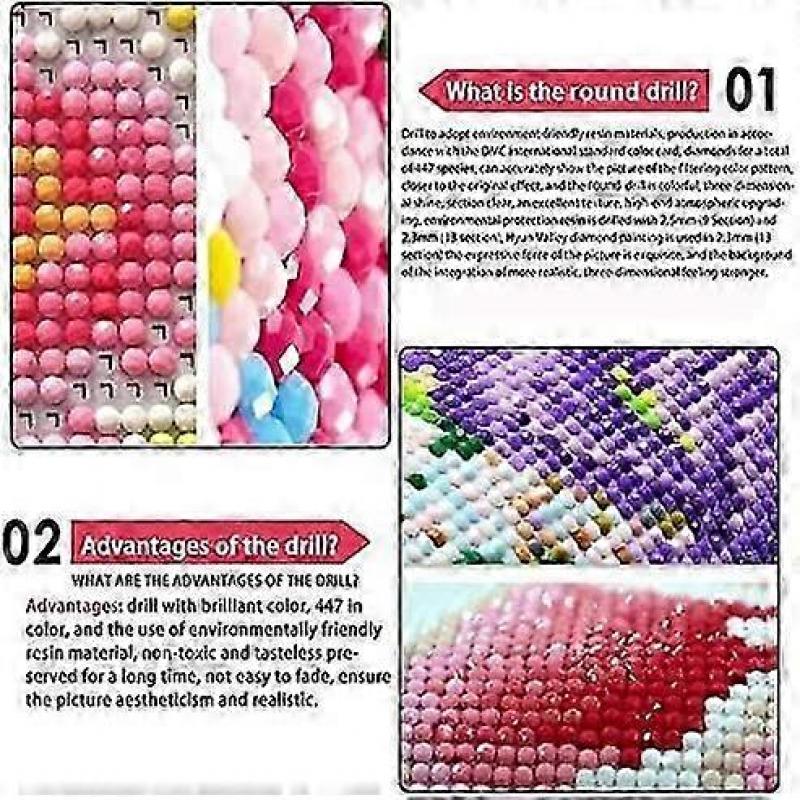 5D DIY Round Diamond Diamond Painting Kit"Dog Playing Poker" Hand Embroidered Rhinestone Mosaic Creative Home Decor Crafts