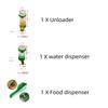 3pcs Bird Water Dispenser for Cage Water Bowl Automatic Feeder Watering Supplies for Pet Parrot, Parakeets and Other Birds