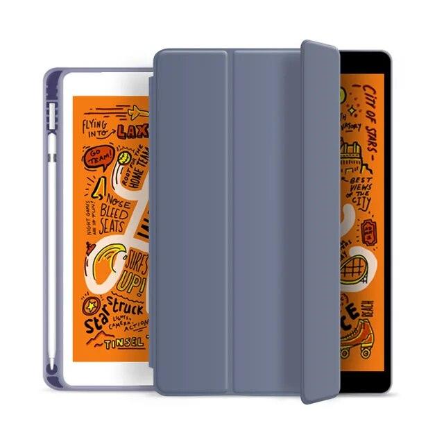 Skirtas iPad Air 2 Air 4 5 10.9 3 Wake up dėklas, skirtas Ipad 10.2 Pro 10.5 11 2022 M2 9.7 Mini 5 4 su pieštuko laikikliu Silicon Funda dangteliu