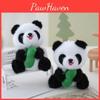Panda Adorable Bamboo Plush Toy Keyring Key Chain Backpack Pendant Gift Kids