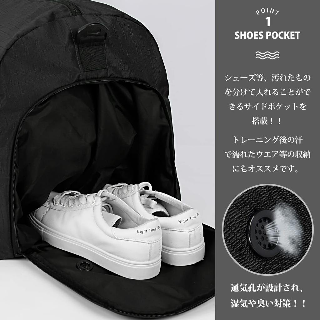 Foldable Boston Bag for Large YKK School Sports 5 Suitcase Shoe Storage Water Business Men, Capacity, Zipper, Trip, Travel, Bag, Colors, 40L, 65L,