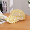 Cute Daisy Embroidery Mesh Baseball Cap, Ladies Hollow Net Adjustable Sun Hat Outdoor Visor Cap
