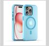 Luxury Magnetic Wireless Charge For Magsafe Case For 16E 16 15 14 13 12 11 Pro Max Plus Shockproof Matte TPU Bumper Cover