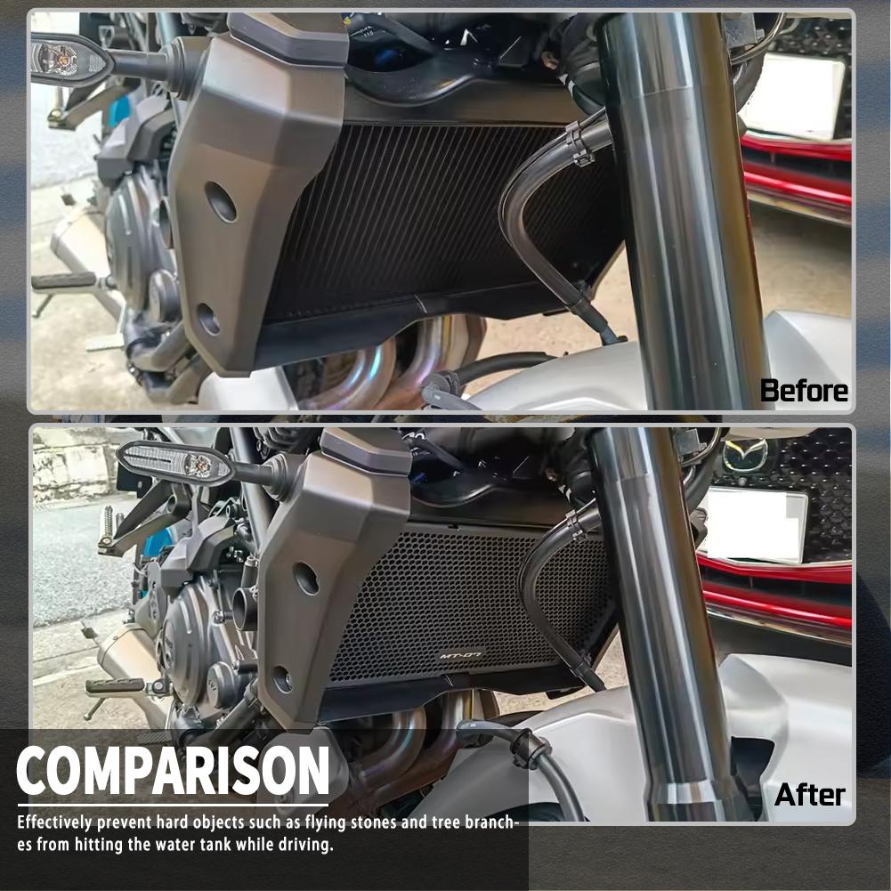 Motorcycle Modified Protective Accessories Radiator Grille Guard Protector Cover Mesh Protection For Yamaha MT-07 MT07 2025
