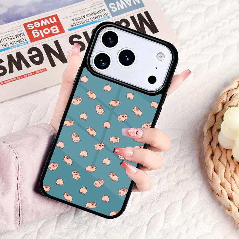 Cartoon Guinea Pig Phone Case For IPhone 17 16e 15 14 13 12 11 Pro Max Air Mini Soft Protective Cover