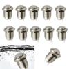 12mm Push Button Metal Momentary Switch Nickel-plated Brass Material Stainless Steel Construction Waterproof Protection