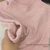 Women's Pink Knit Sweater - Korean Style, Early Autumn 2025 Collection