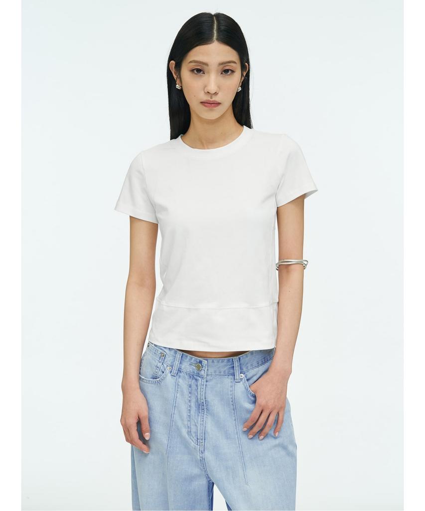 Anggae Parallel T-Shirt White
