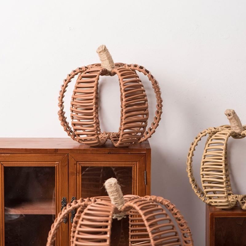 Rustics Pumpkins Rattans Imitation Decoration, Pumpkins Vine Home Access for Living Room Elegances