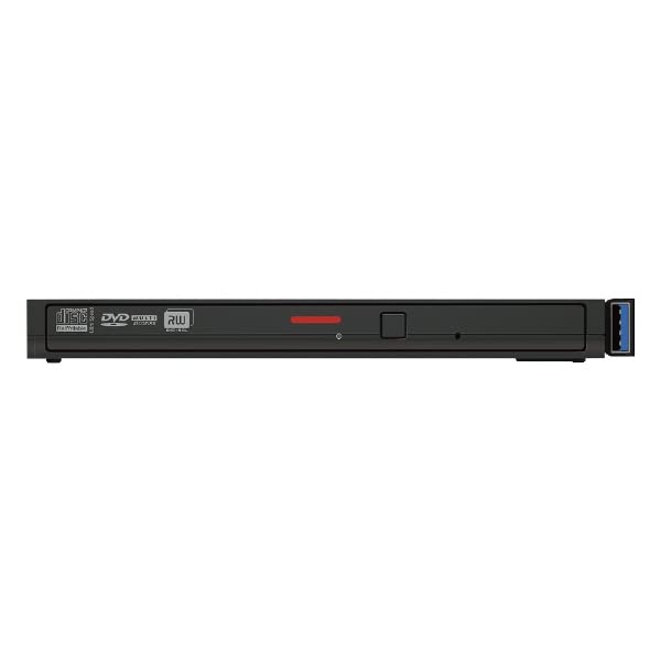 Buffalo (BUFFALO) USB 3.2 (Gen 1) Compatible Portable DVD Drive with Burner Software, Black, DVSM-PTV8U3-BKB