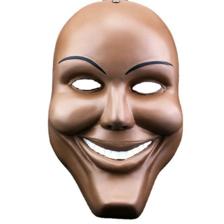 Creepy And Fun Purge Mask With Smiling Face Design Perfect For Halloween Costumes And Live Streaming Events