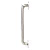 GALLUP Round Bar Door Handle, Antique Brass, with Screws, 7505-60 (Silver)