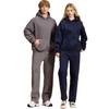 Men's Fleece Sweatpants and Hoodie Set - Warm, Comfortable, Casual Wear for Autumn and Winter.