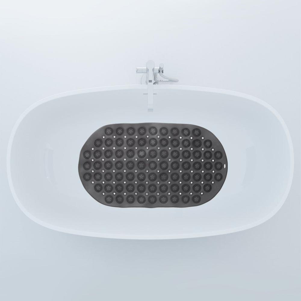 Anti-Slip Bathtub Mat, Gray, 68X37 Cm