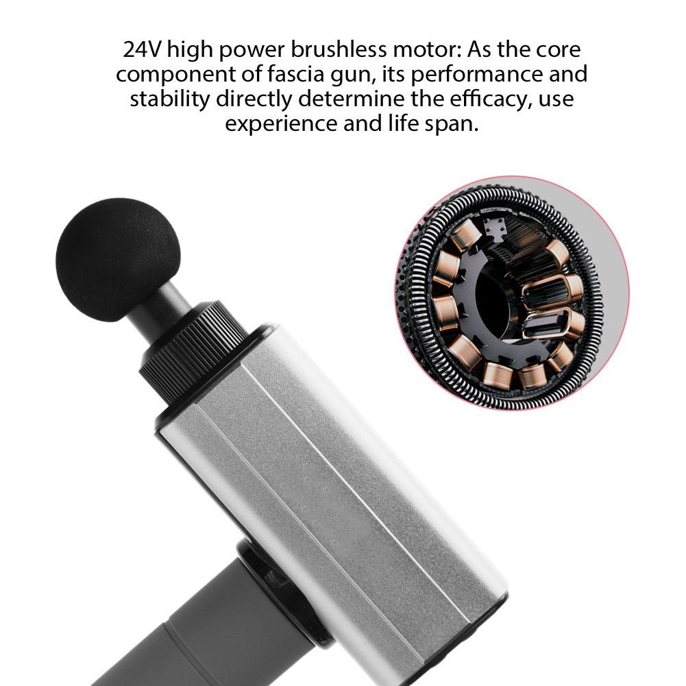 Handheld Electric Deep Muscle Massage Therapy Device Fascia Massage Gun Body Muscle Massager